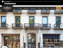 Tablet Screenshot of condesdebarcelona.com